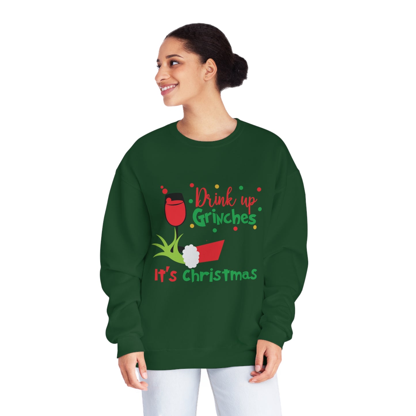 Drink Up Grinches Unisex NuBlend® Crewneck Sweatshirt