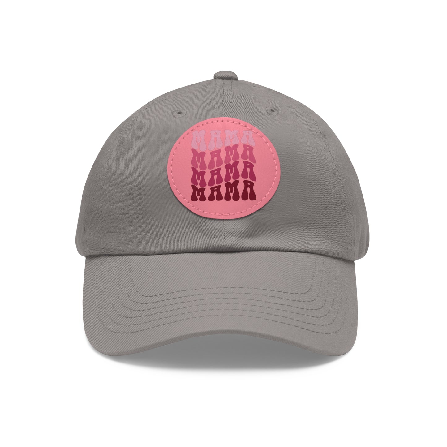 Mama Hat with Leather Patch (Round)