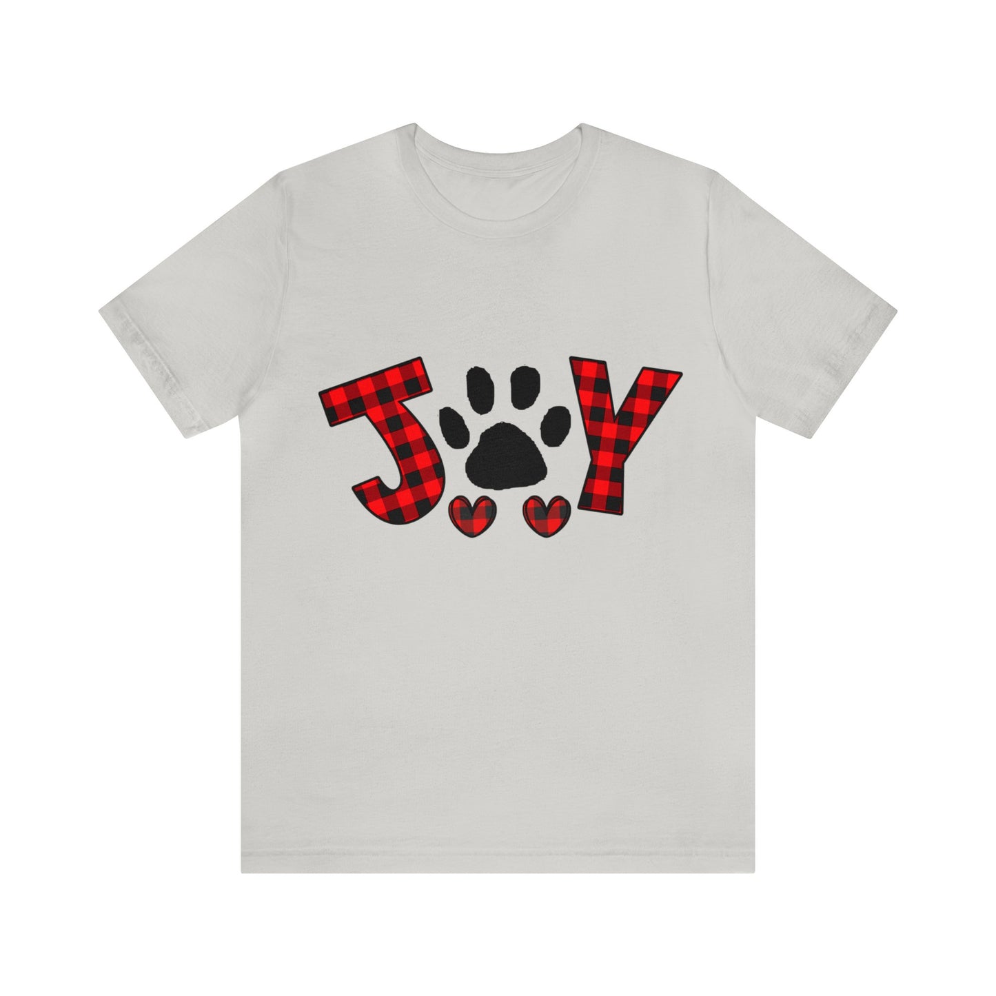 Joy Paw Print Unisex Jersey Short Sleeve Tee