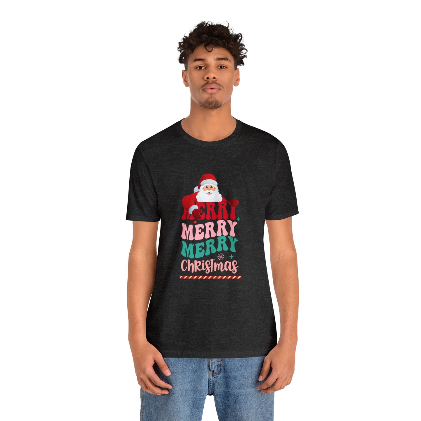 Merry Merry Christmas Unisex Jersey Short Sleeve Tee