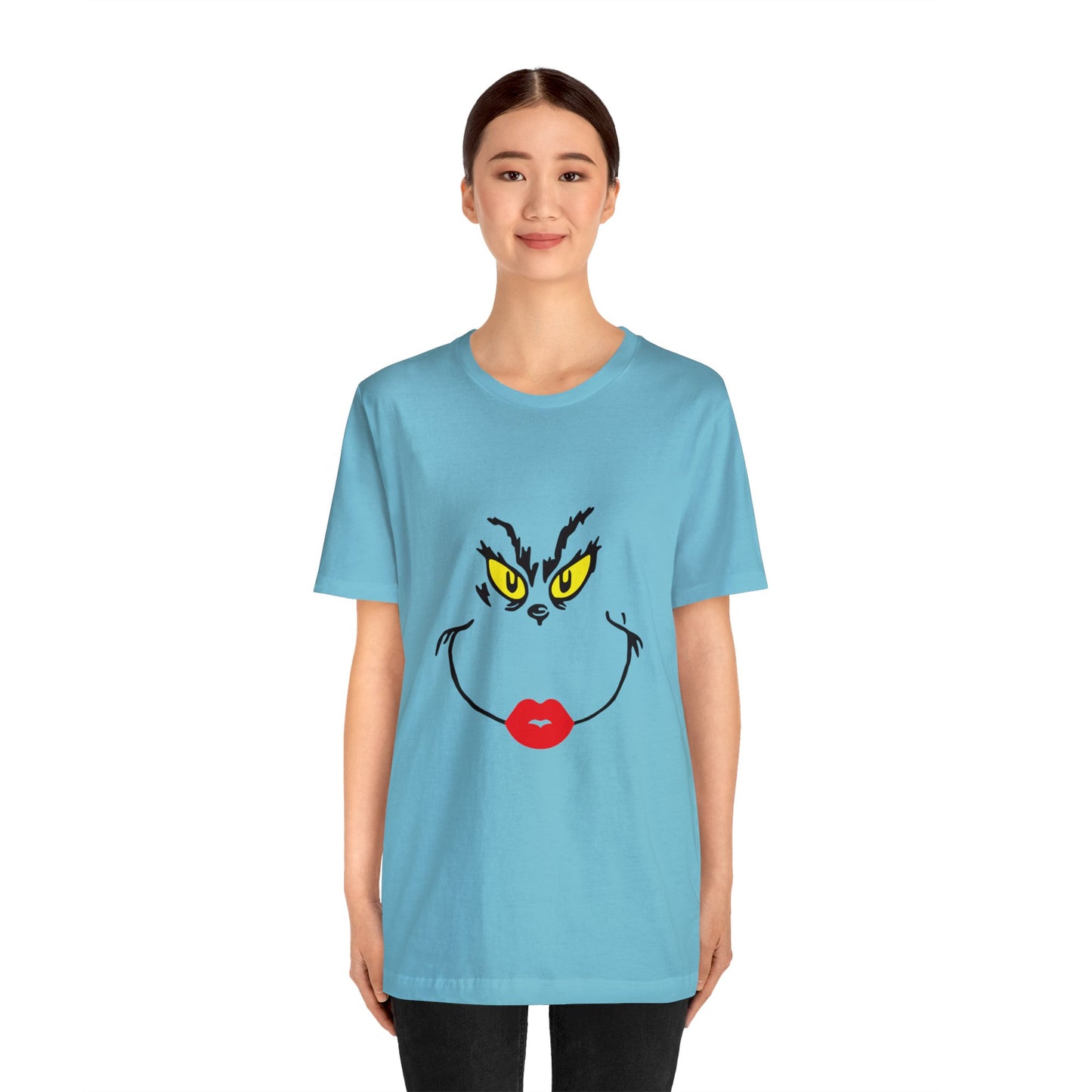 Grinch Face Unisex Jersey Short Sleeve Tee