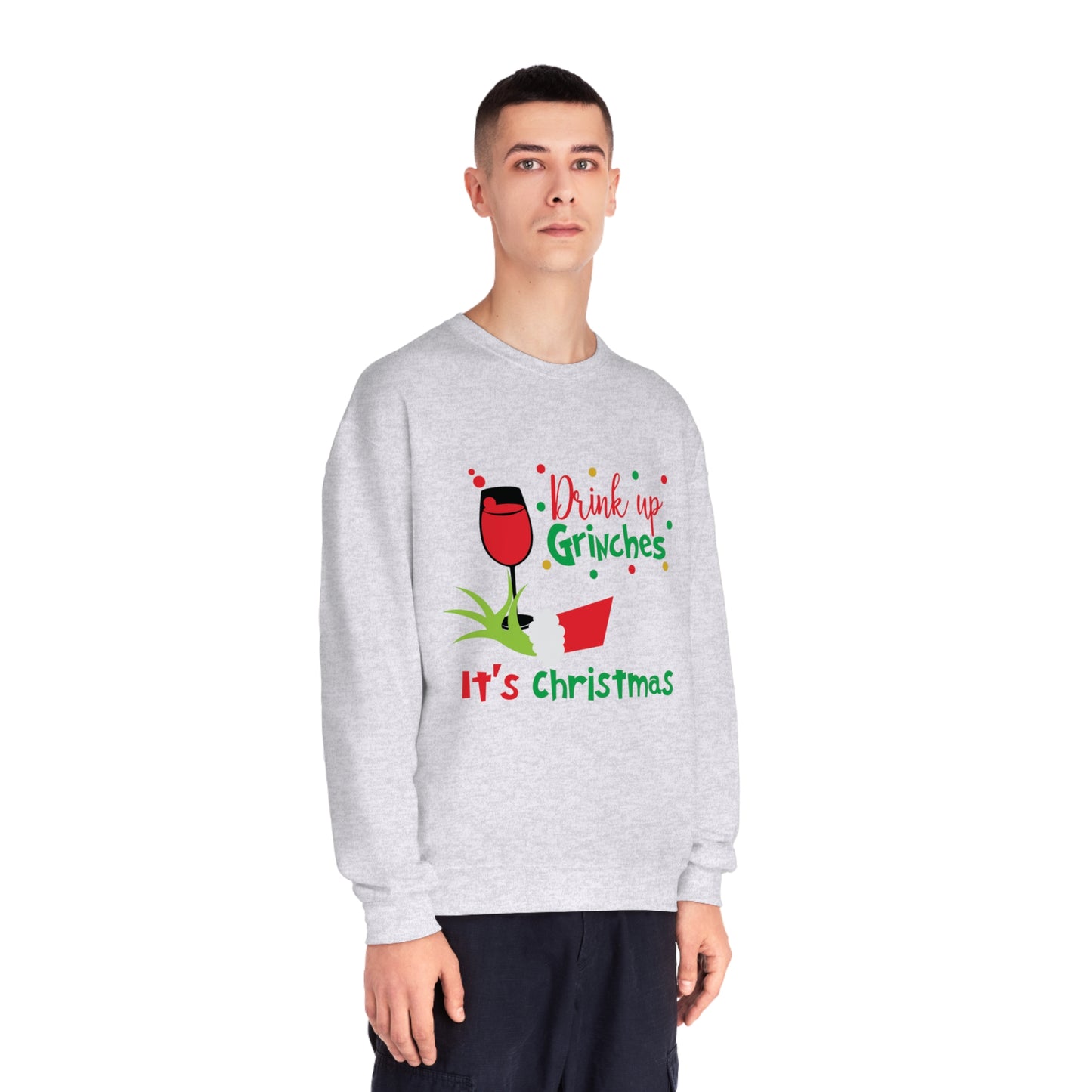 Drink Up Grinches Unisex NuBlend® Crewneck Sweatshirt
