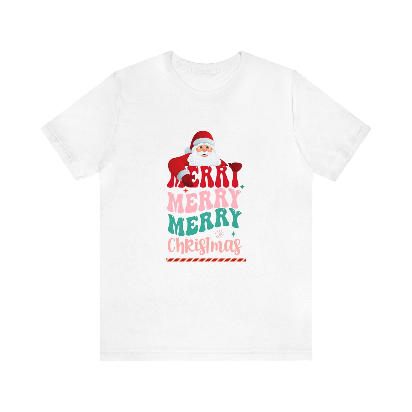 Merry Merry Christmas Unisex Jersey Short Sleeve Tee