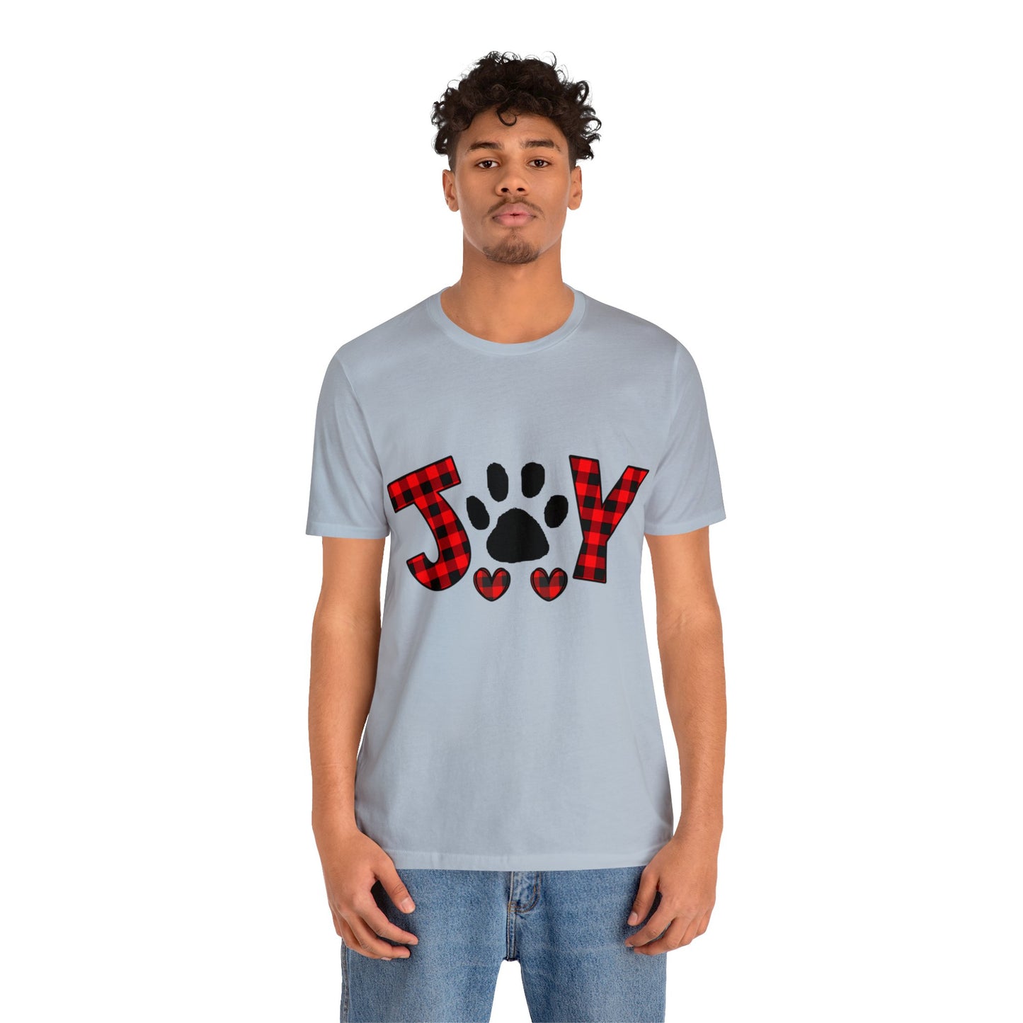 Joy Paw Print Unisex Jersey Short Sleeve Tee