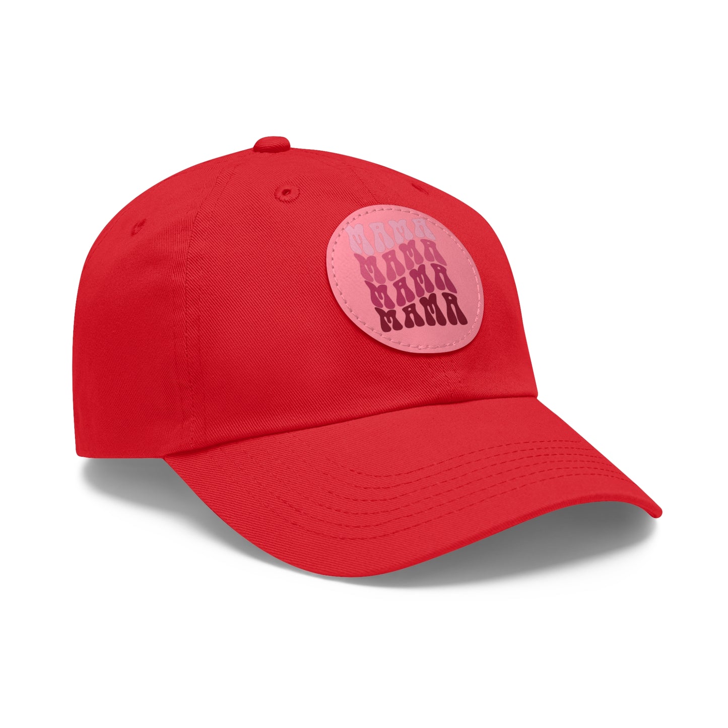 Mama Hat with Leather Patch (Round)