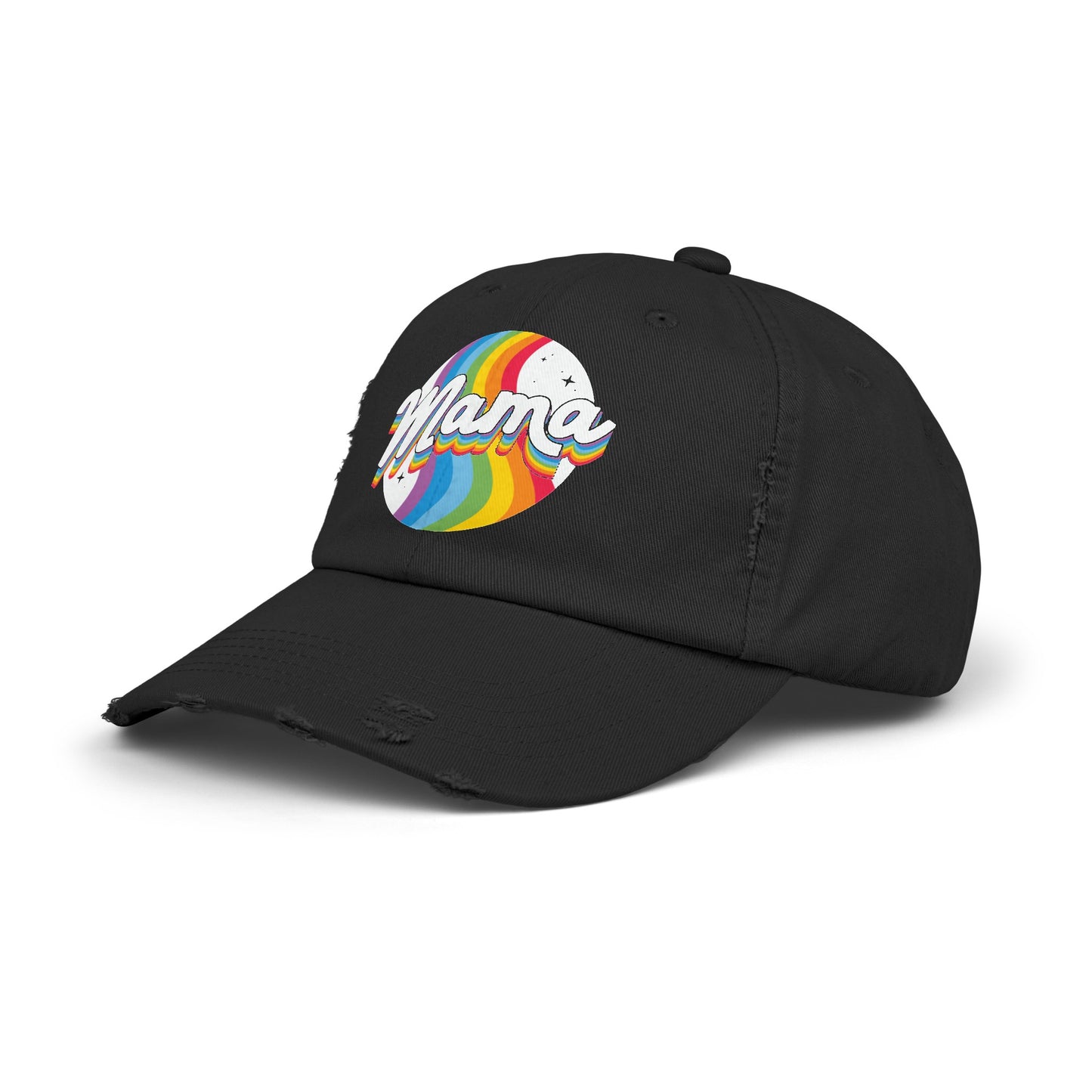 Mama Galaxy Unisex Distressed Cap