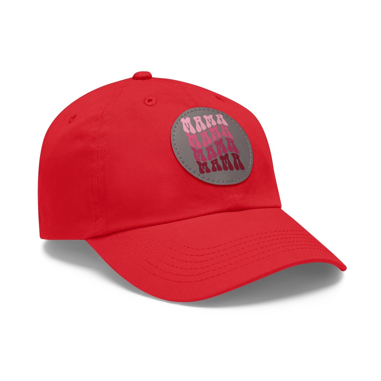 Mama Hat with Leather Patch (Round)