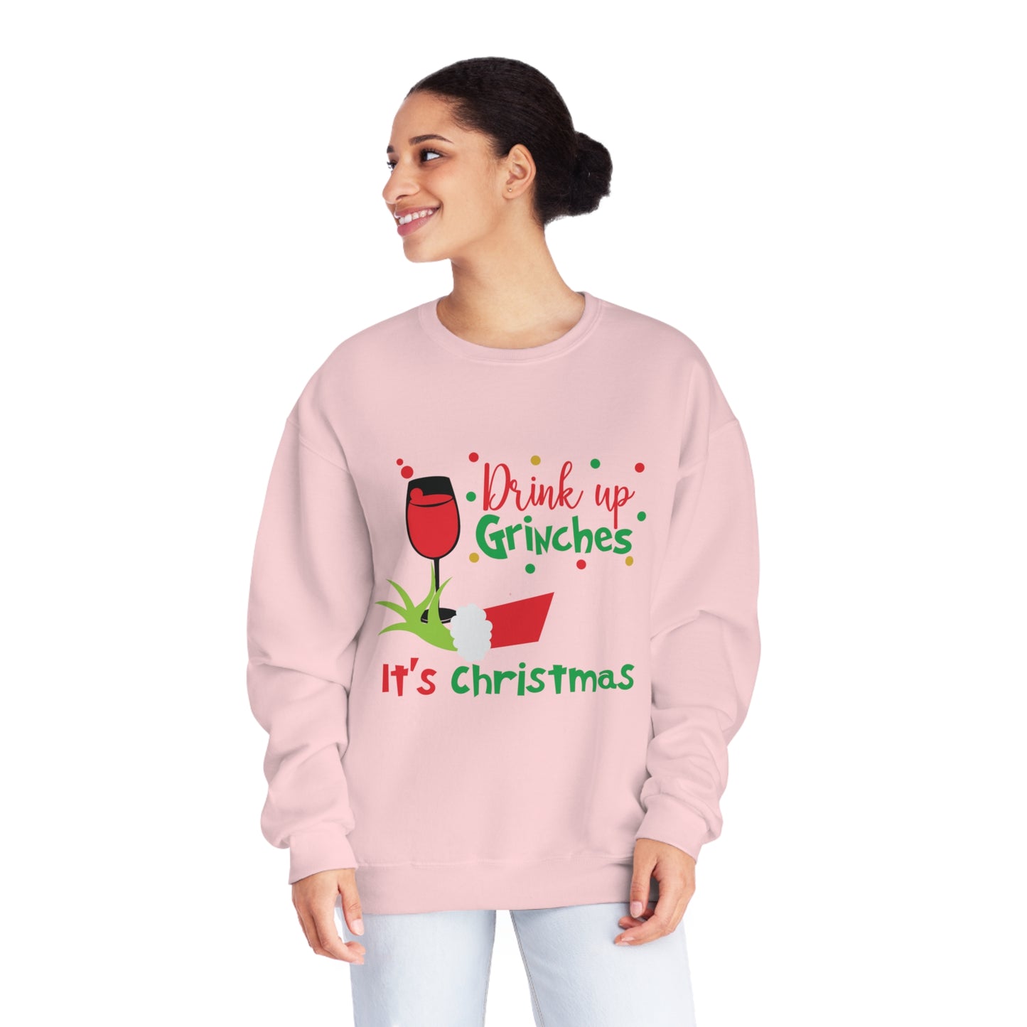 Drink Up Grinches Unisex NuBlend® Crewneck Sweatshirt