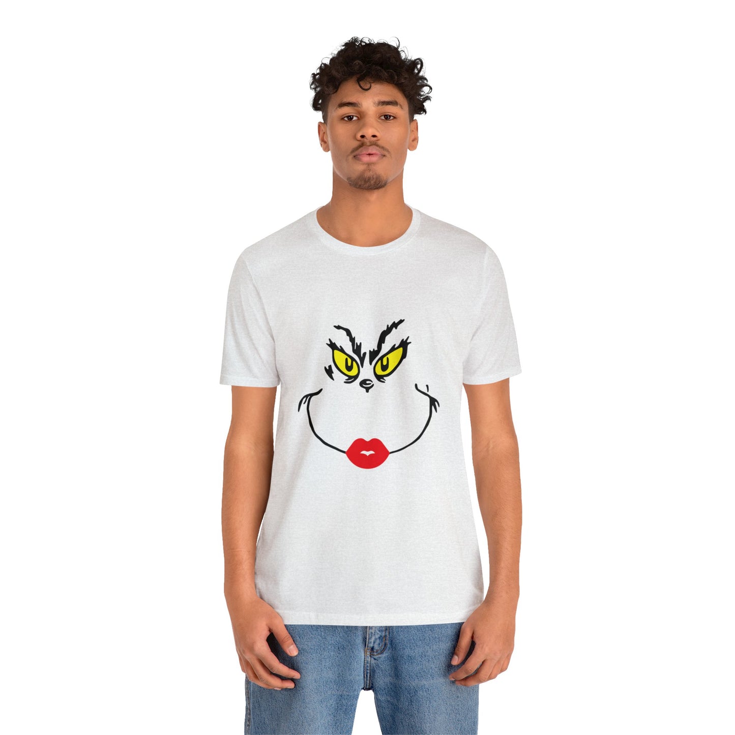 Grinch Face Unisex Jersey Short Sleeve Tee