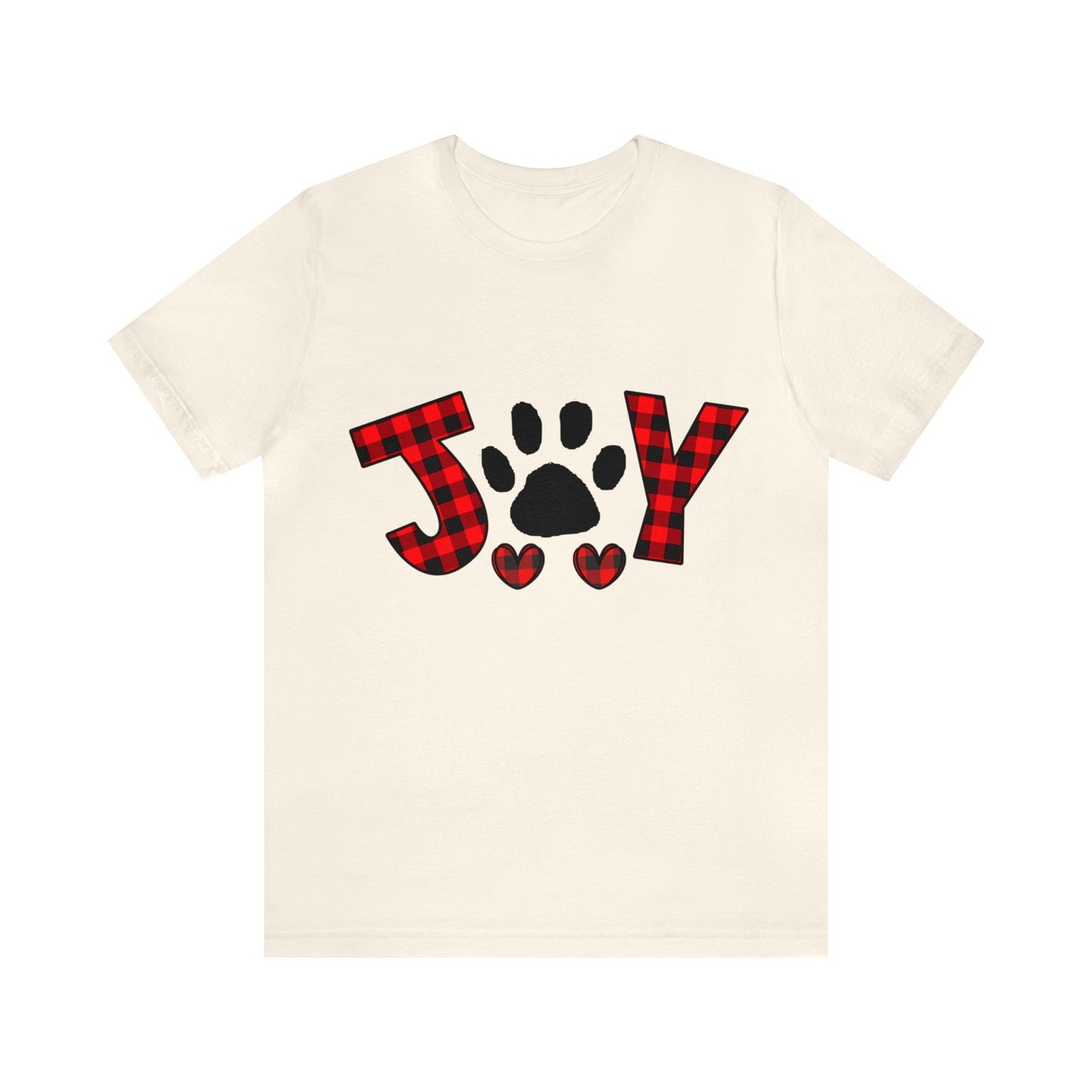 Joy Paw Print Unisex Jersey Short Sleeve Tee