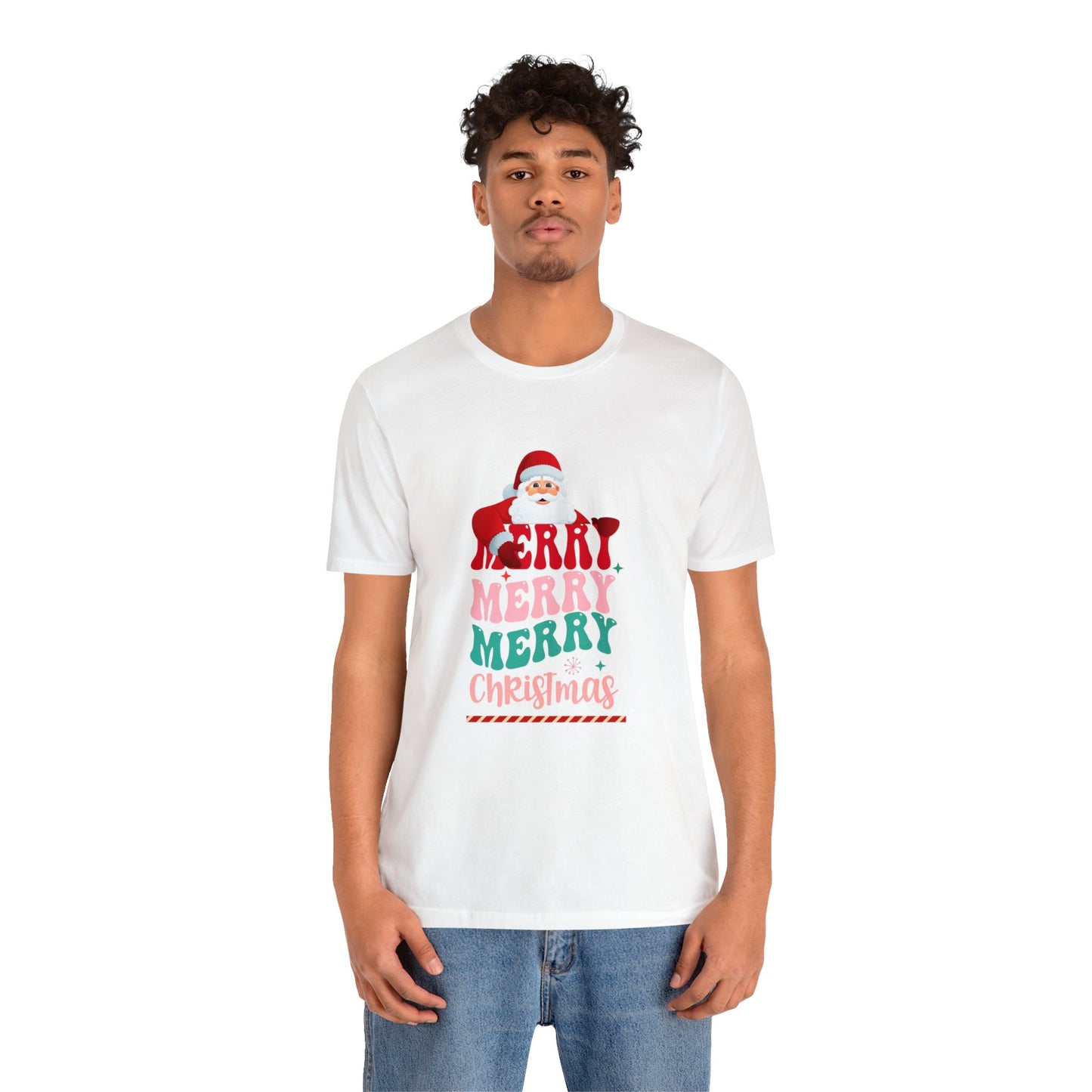 Merry Merry Christmas Unisex Jersey Short Sleeve Tee