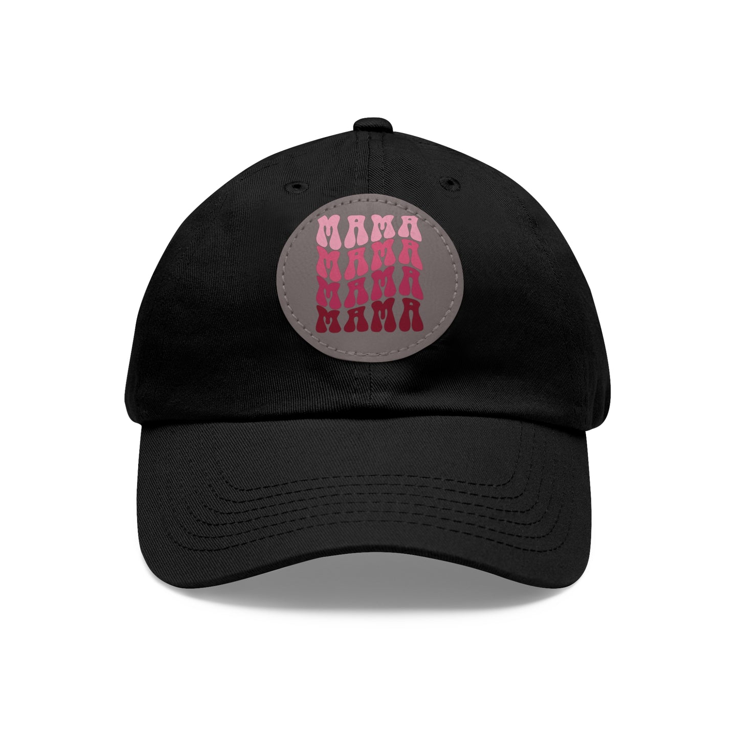 Mama Hat with Leather Patch (Round)