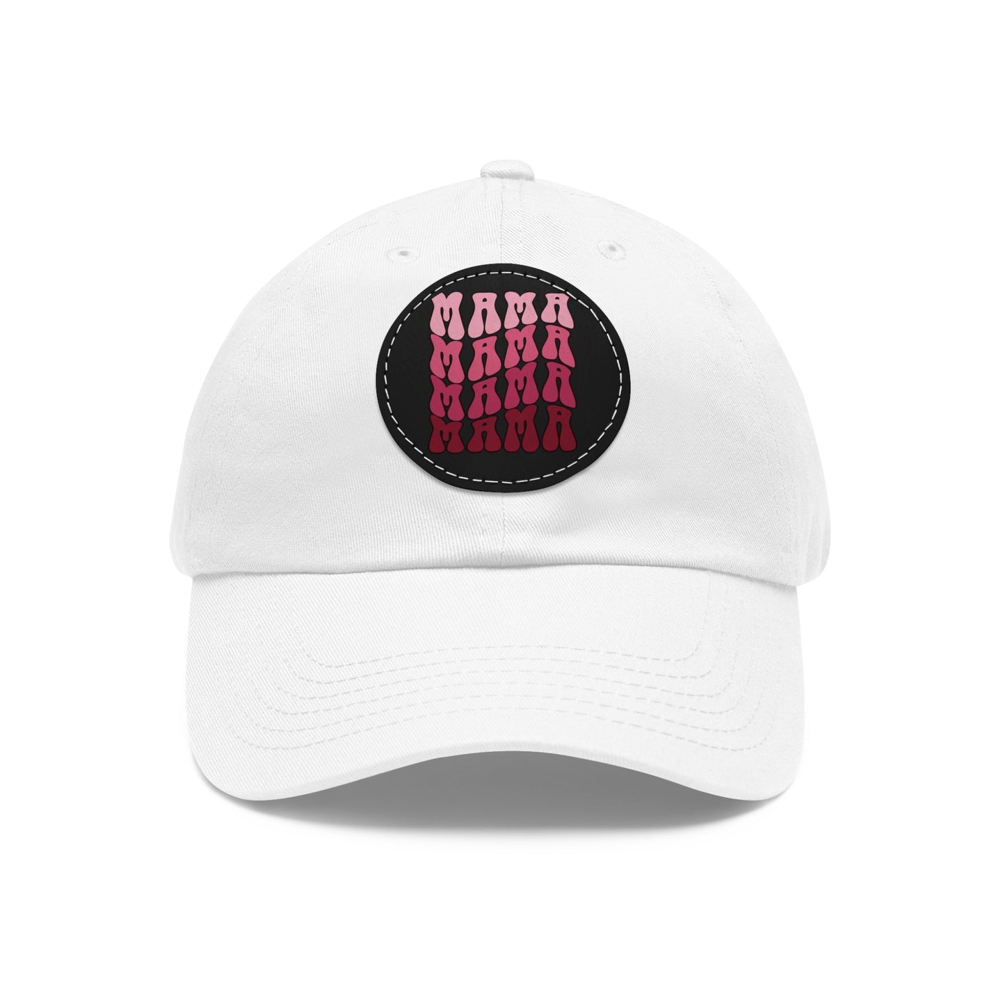 Mama Hat with Leather Patch (Round)