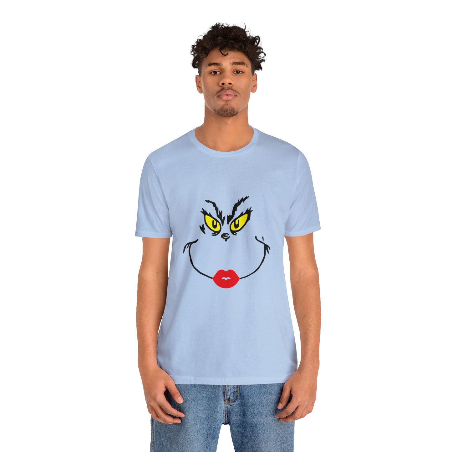 Grinch Face Unisex Jersey Short Sleeve Tee