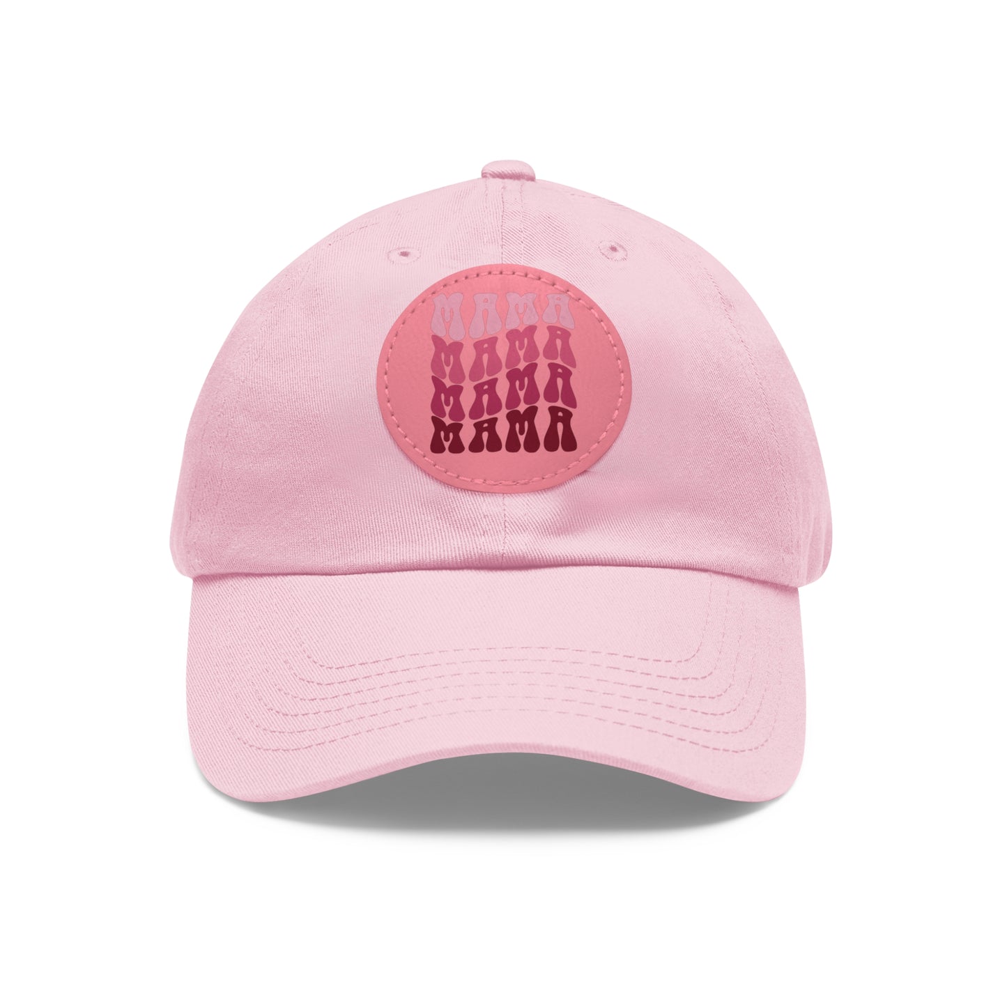 Mama Hat with Leather Patch (Round)