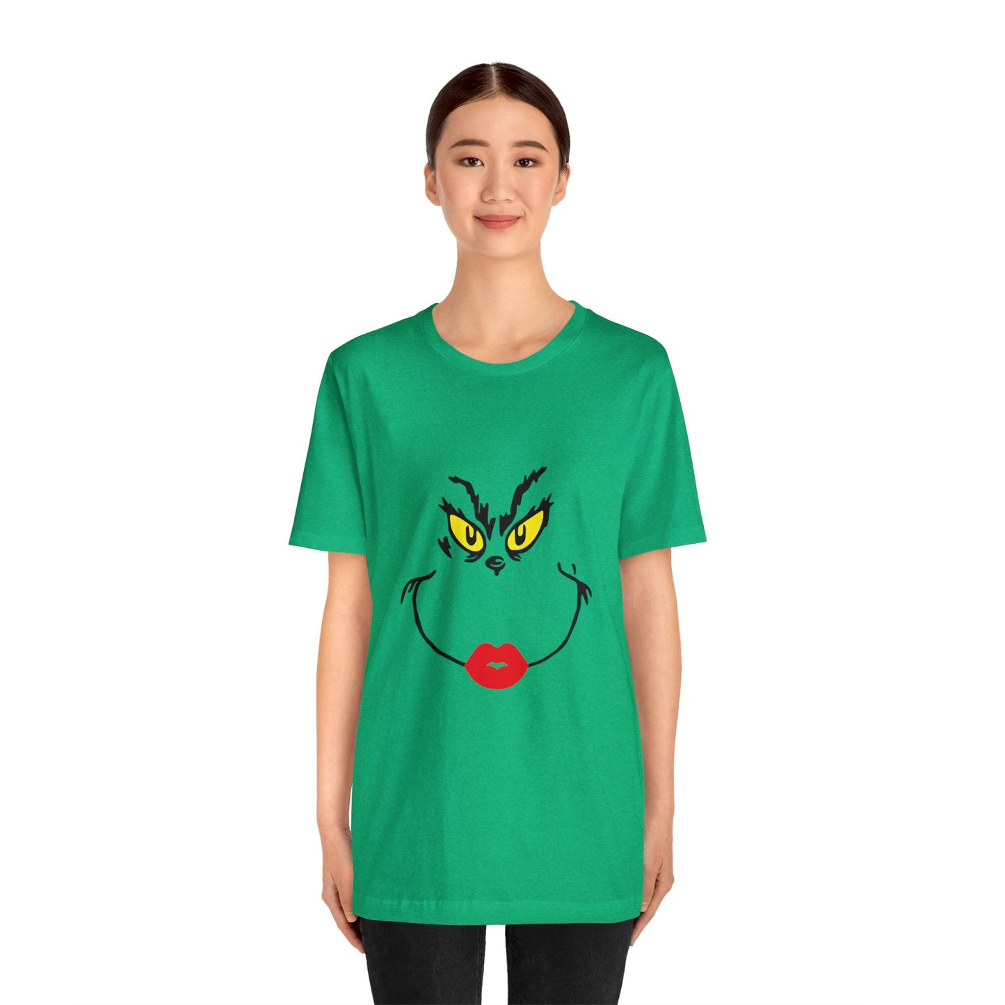Grinch Face Unisex Jersey Short Sleeve Tee