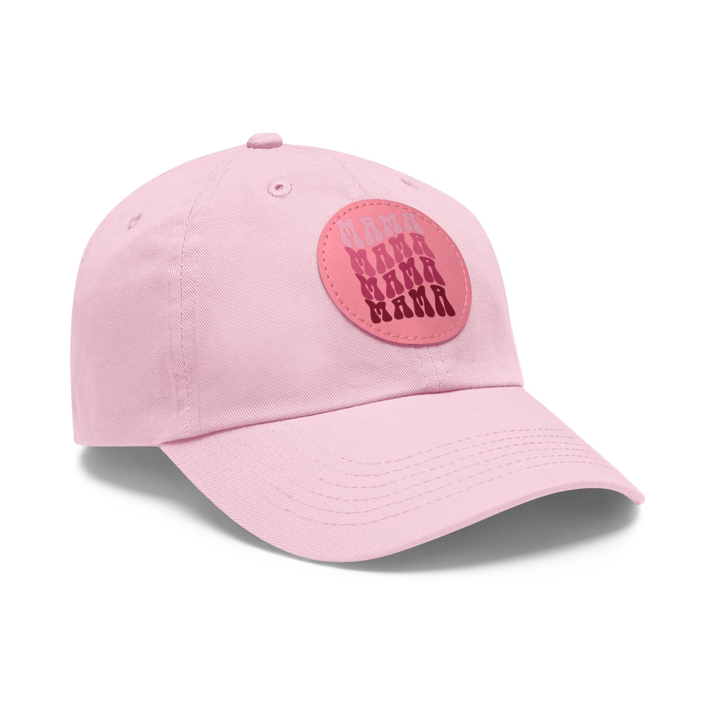 Mama Hat with Leather Patch (Round)