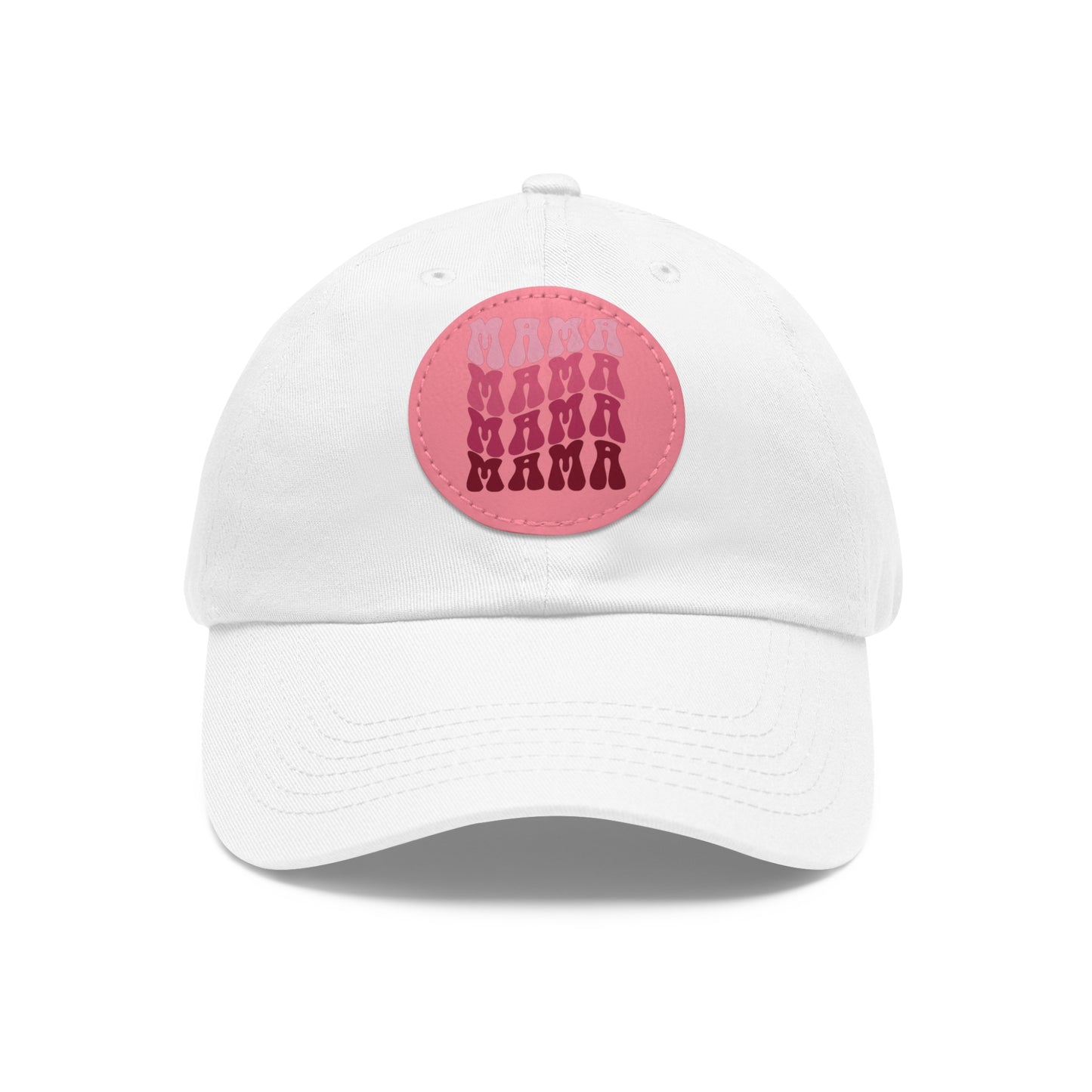 Mama Hat with Leather Patch (Round)
