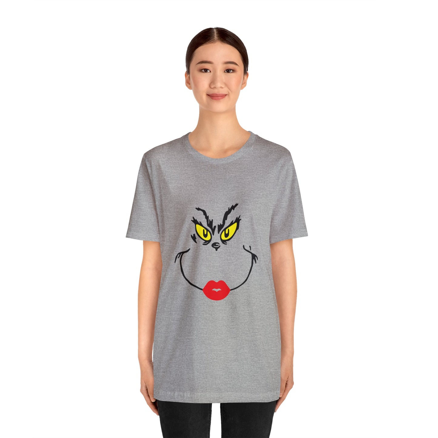 Grinch Face Unisex Jersey Short Sleeve Tee