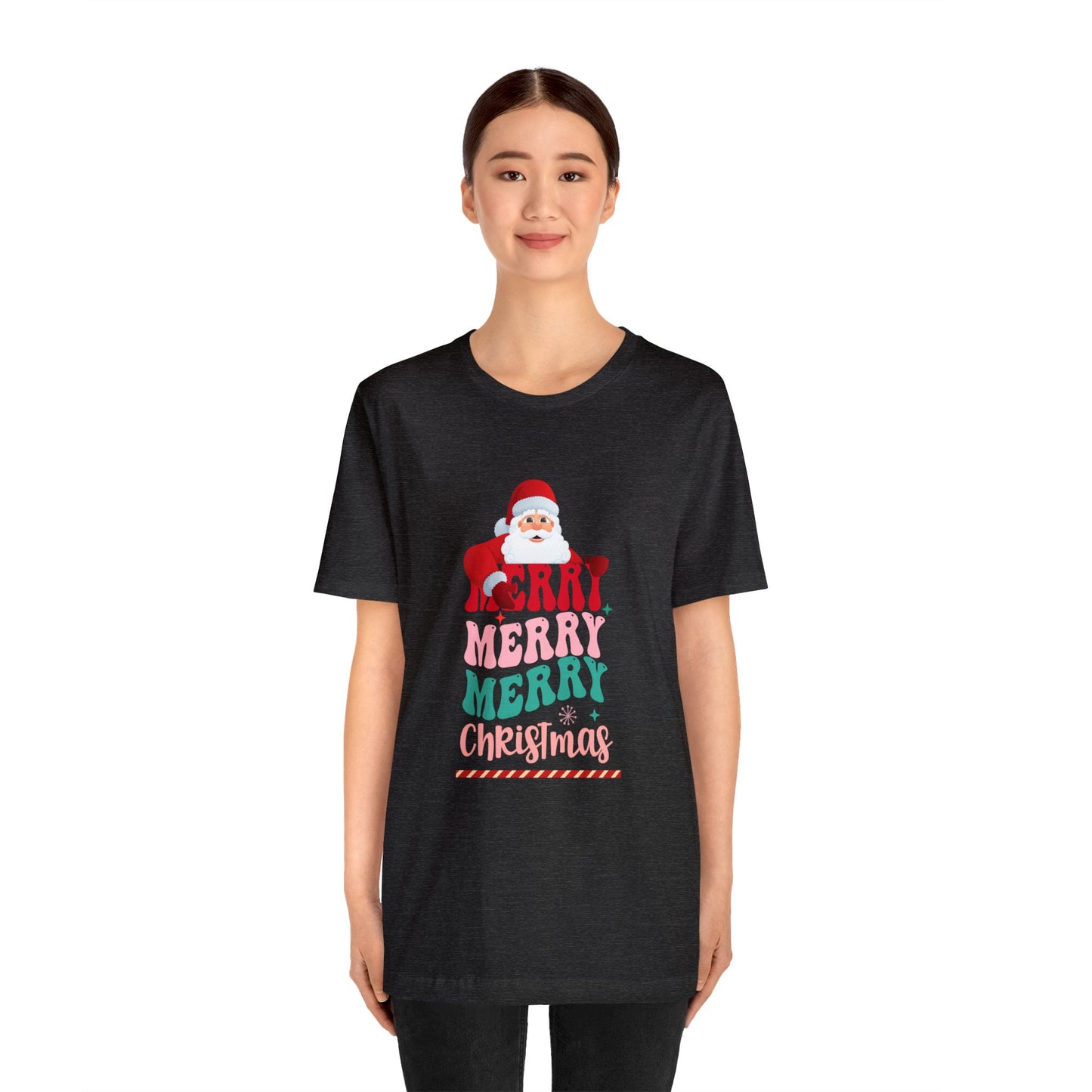 Merry Merry Christmas Unisex Jersey Short Sleeve Tee