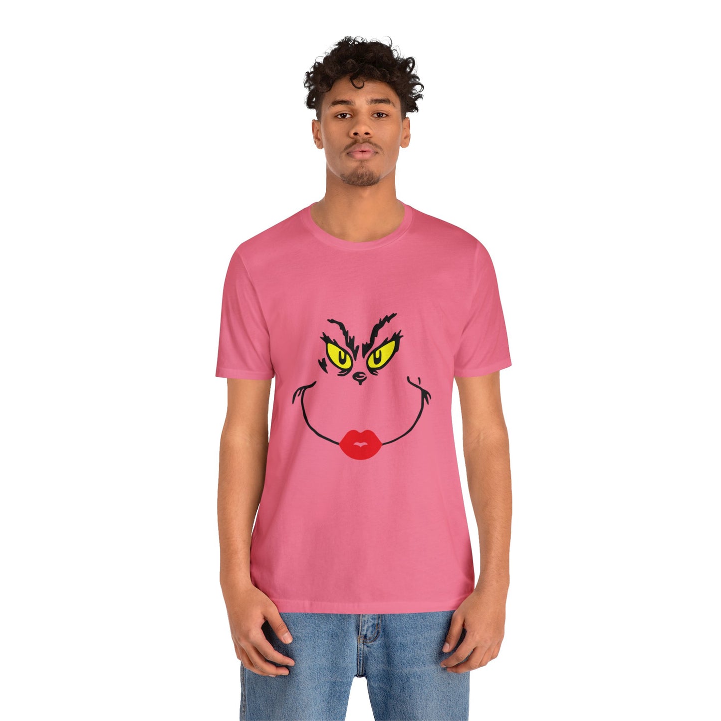Grinch Face Unisex Jersey Short Sleeve Tee
