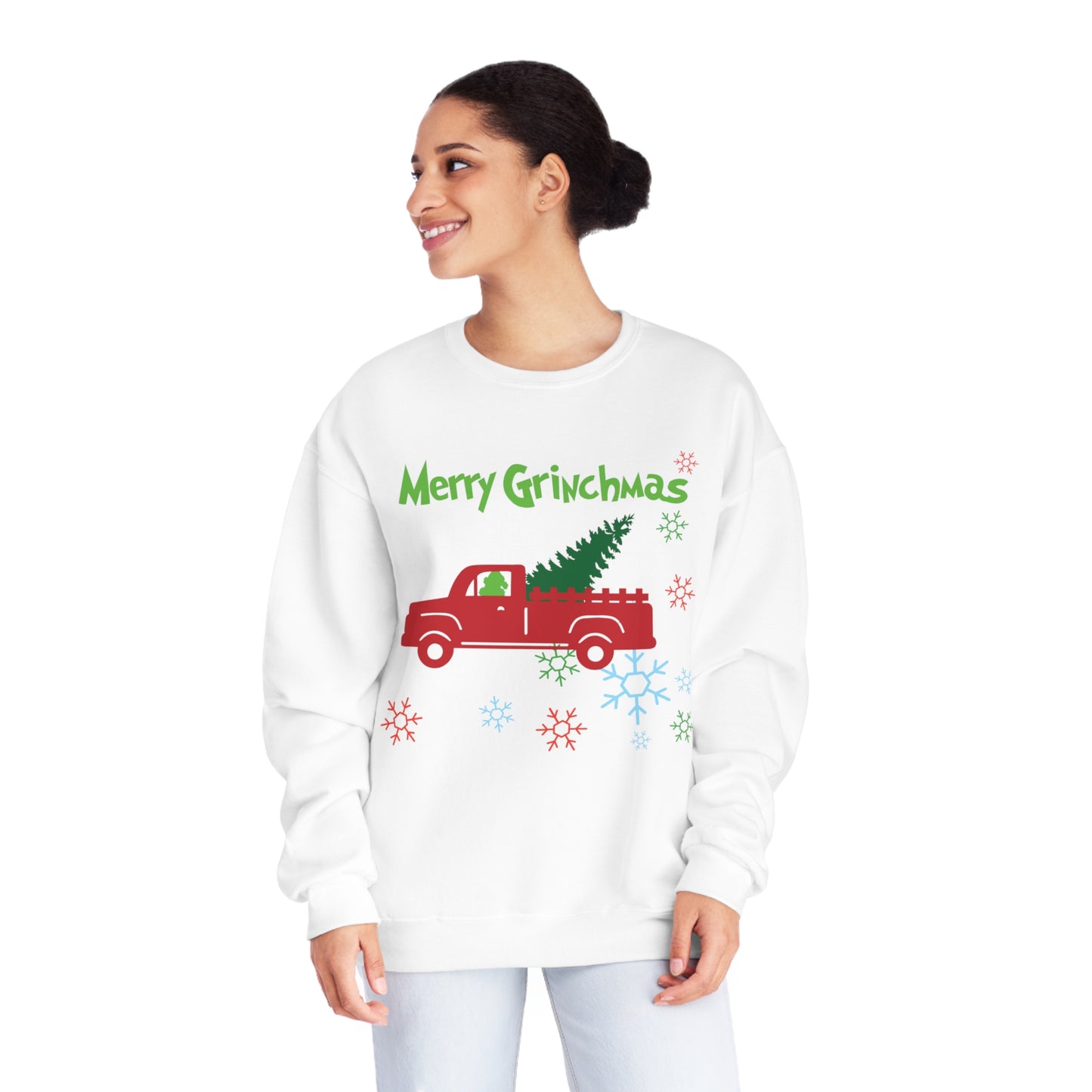 Merry Grinchmas Unisex NuBlend® Crewneck Sweatshirt