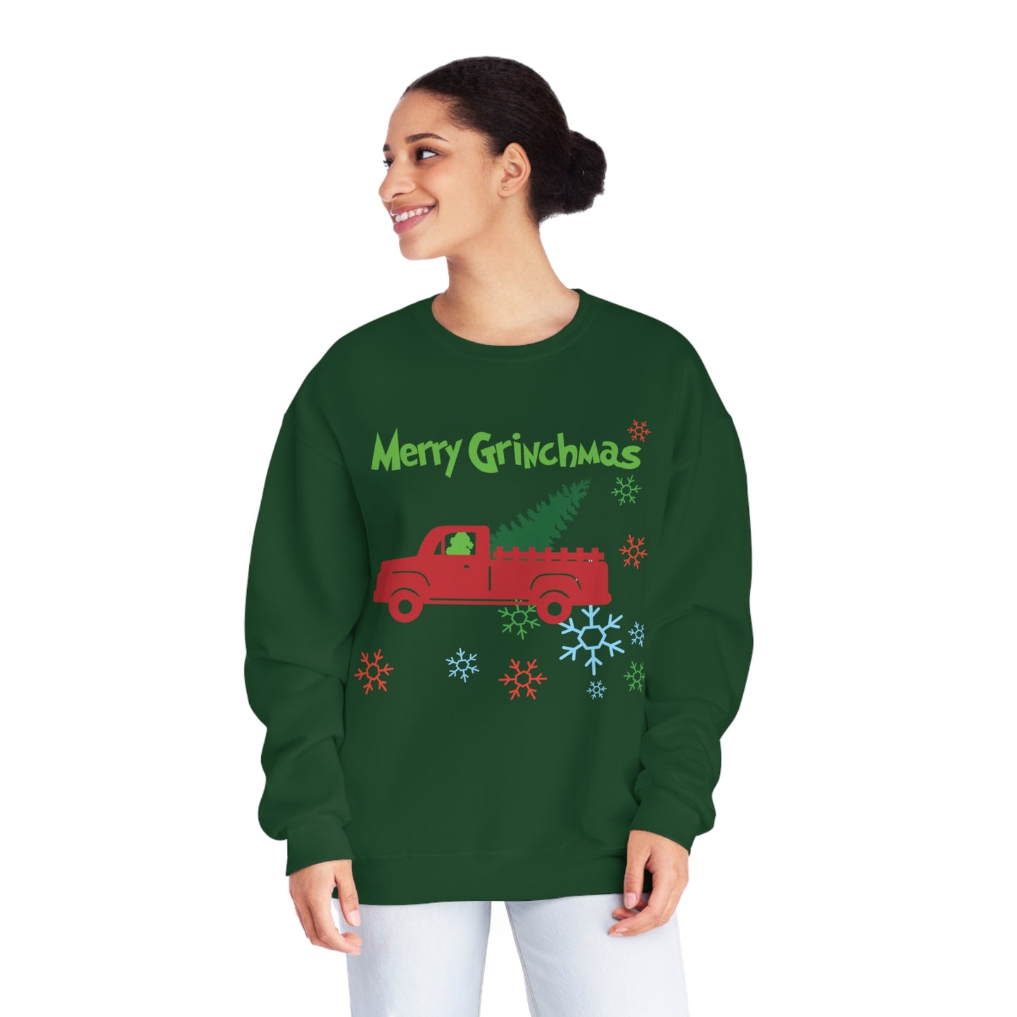 Merry Grinchmas Unisex NuBlend® Crewneck Sweatshirt