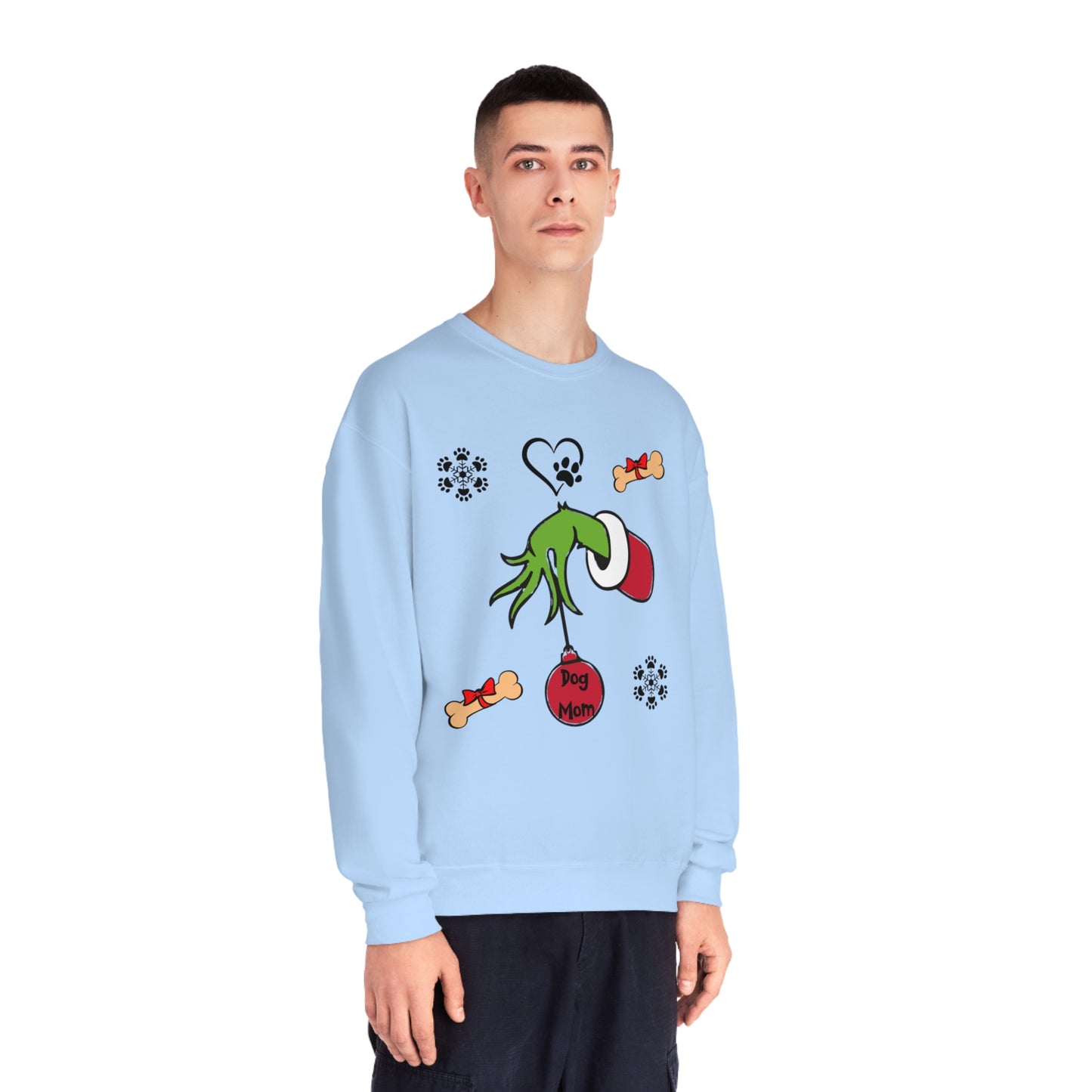 Grinch Dog Mom Unisex NuBlend® Crewneck Sweatshirt