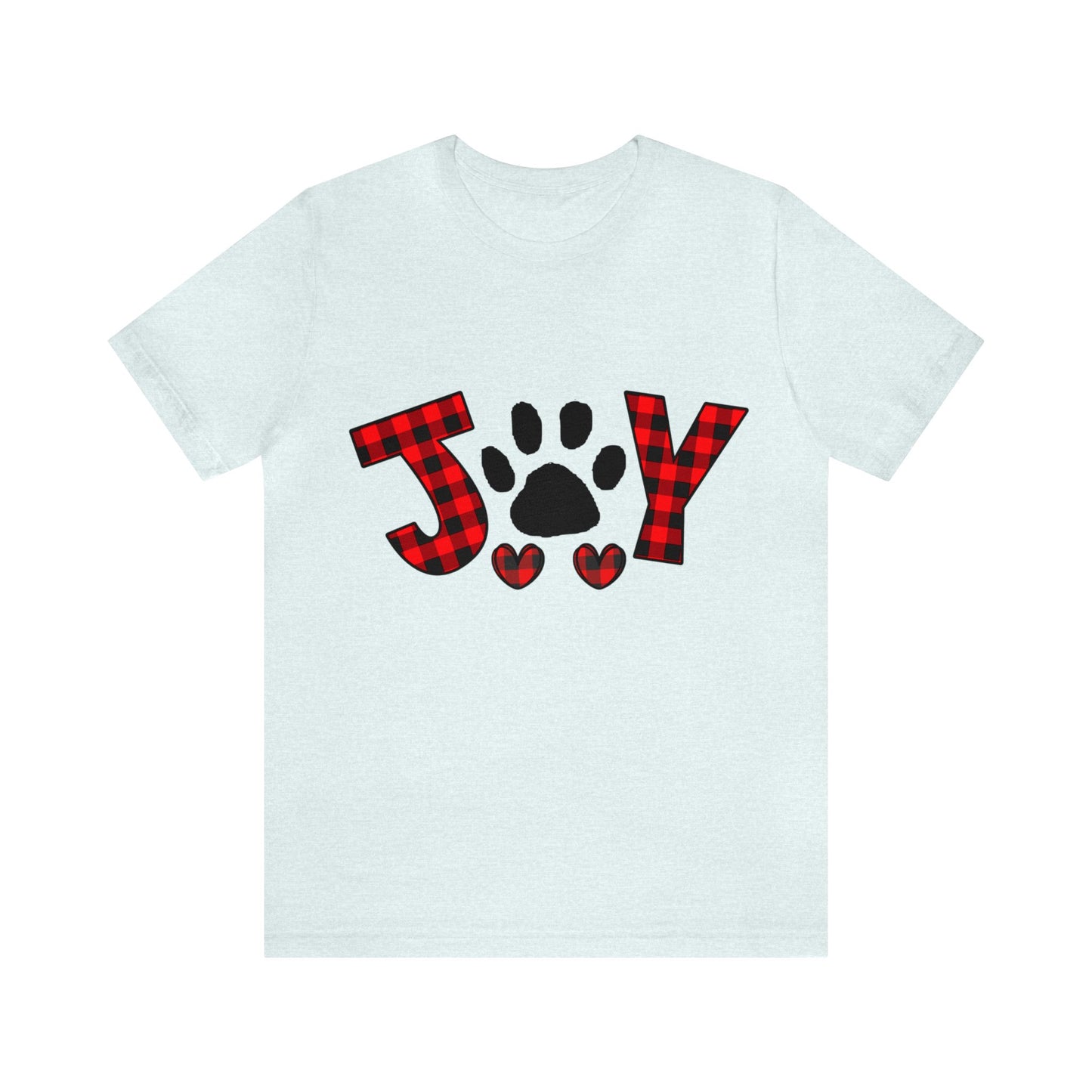 Joy Paw Print Unisex Jersey Short Sleeve Tee
