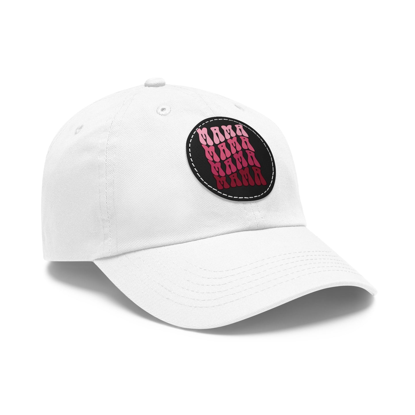 Mama Hat with Leather Patch (Round)