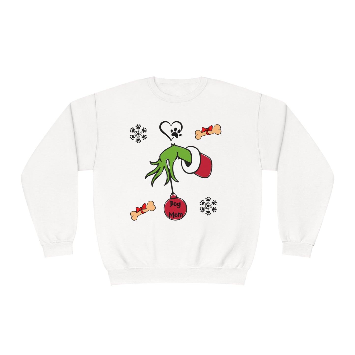 Grinch Dog Mom Unisex NuBlend® Crewneck Sweatshirt