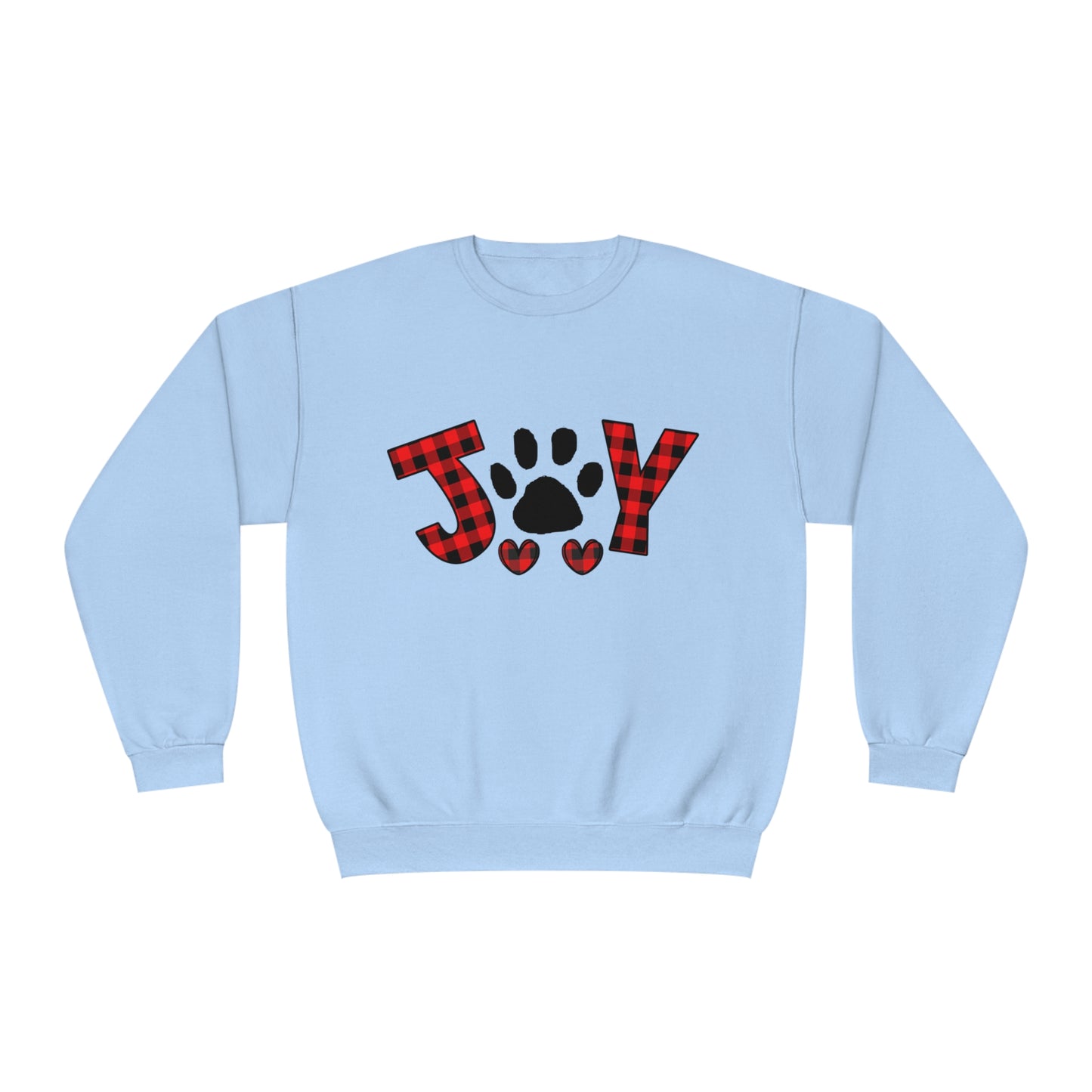 Joy Dog Paw Print Unisex NuBlend® Crewneck Sweatshirt