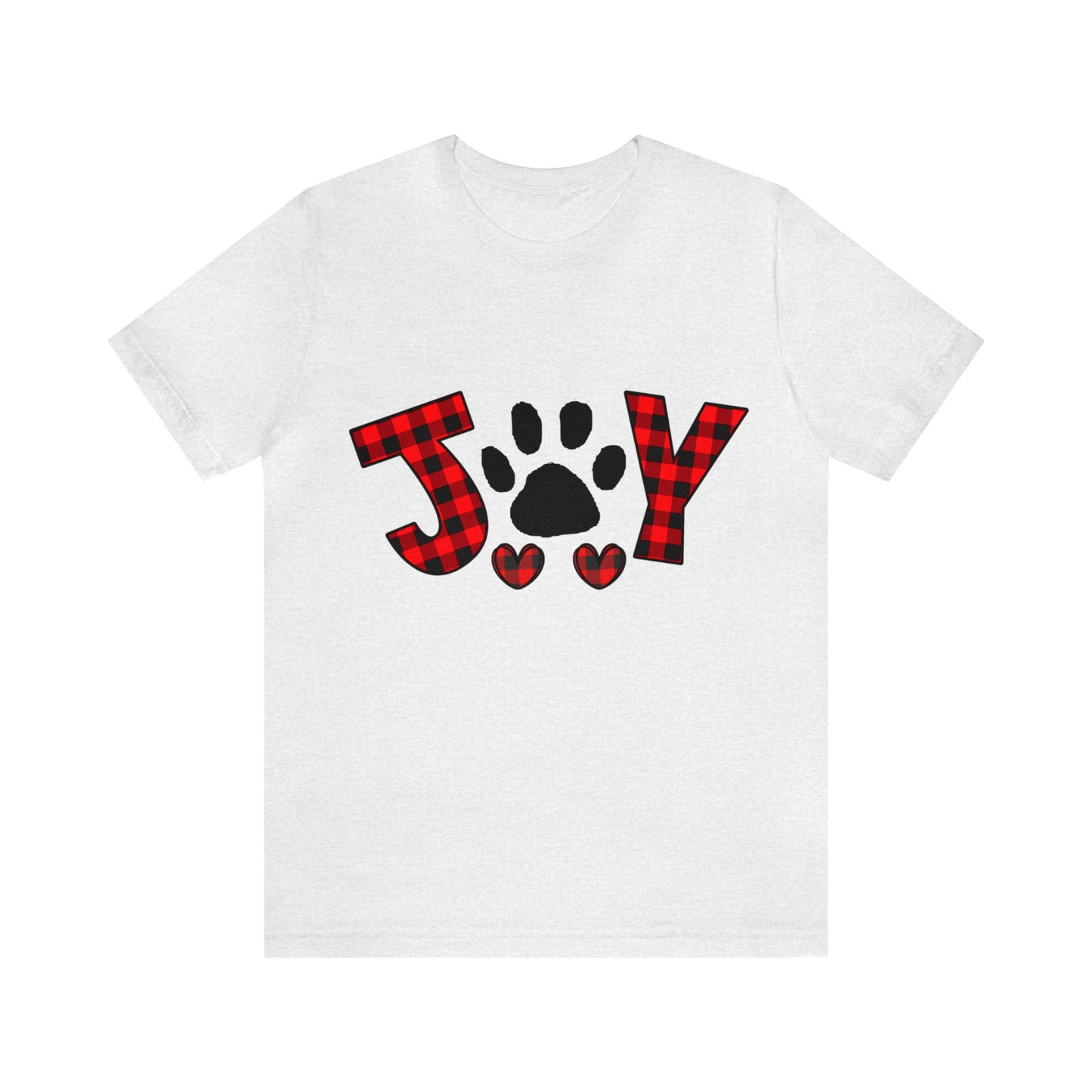 Joy Paw Print Unisex Jersey Short Sleeve Tee