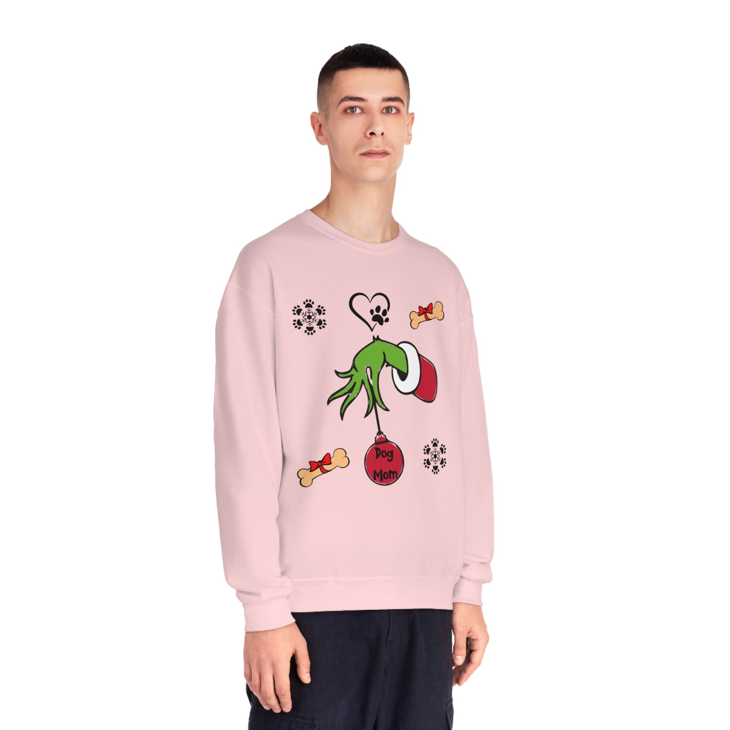 Grinch Dog Mom Unisex NuBlend® Crewneck Sweatshirt