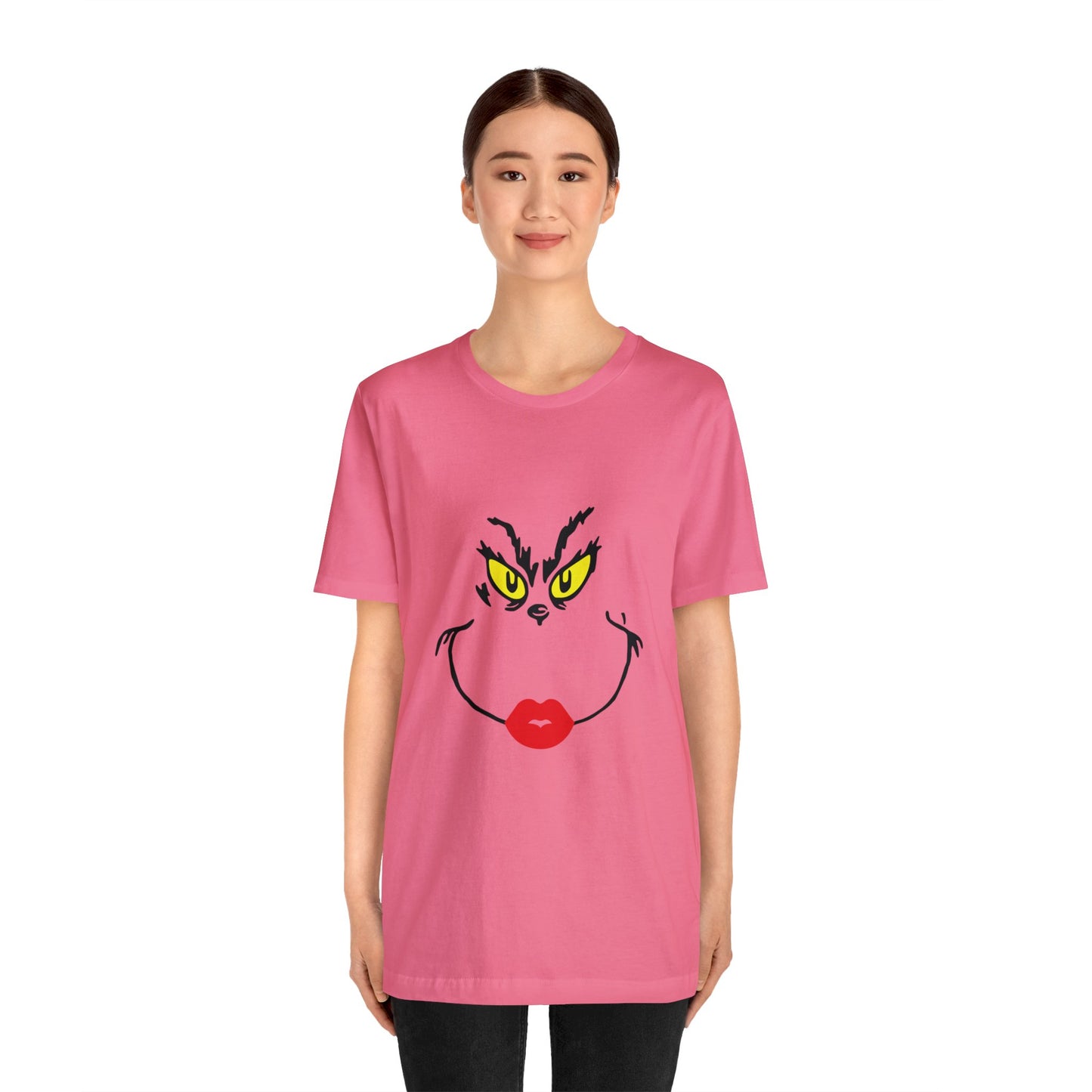 Grinch Face Unisex Jersey Short Sleeve Tee