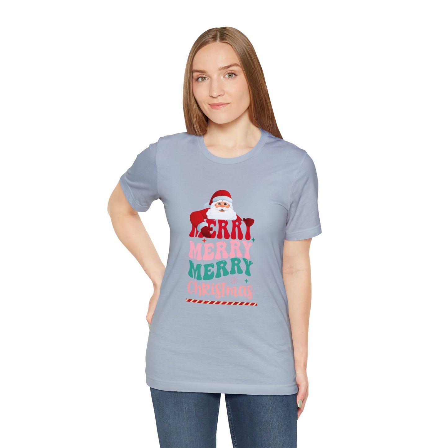 Merry Merry Christmas Unisex Jersey Short Sleeve Tee