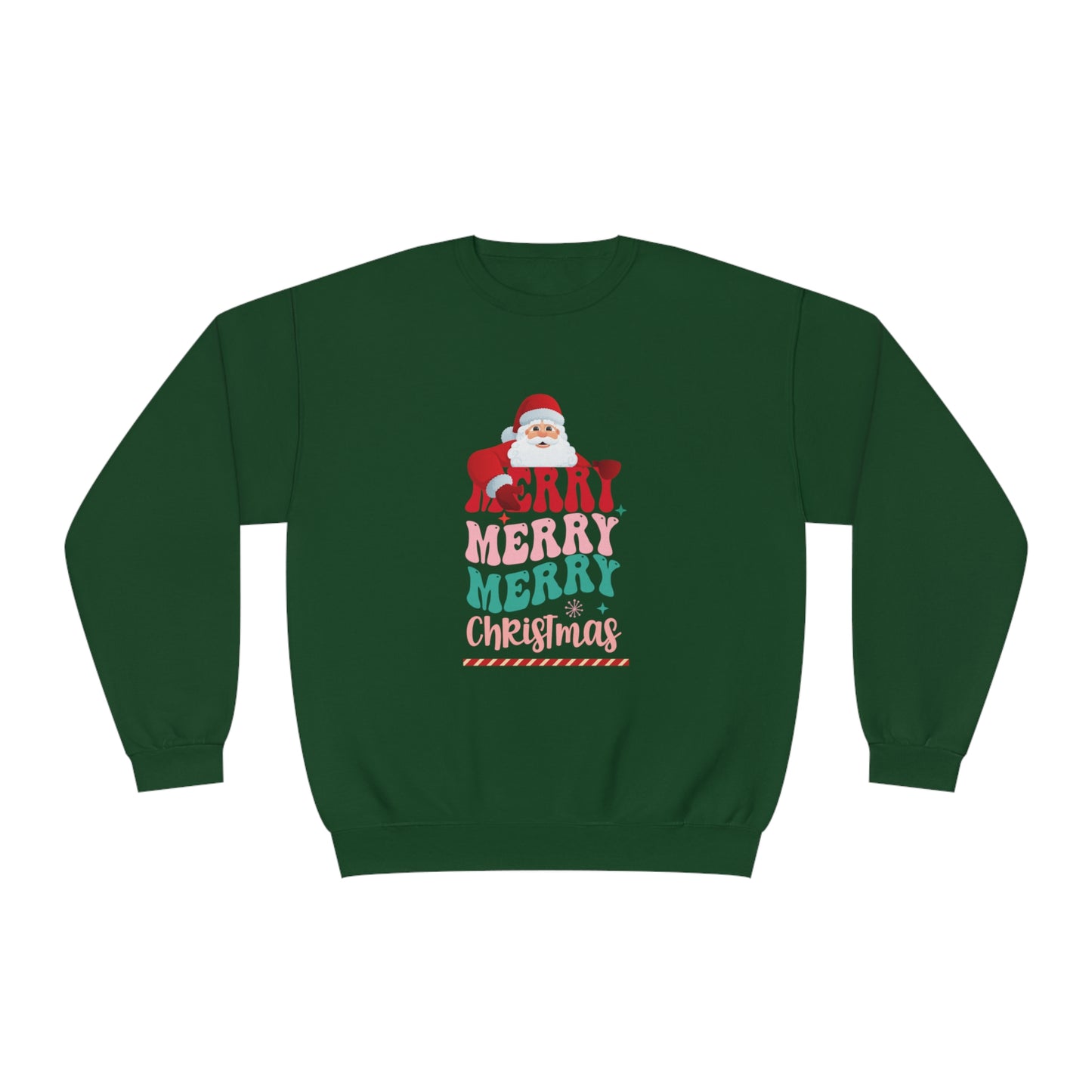 Merry Merry Christmas Unisex NuBlend® Crewneck Sweatshirt
