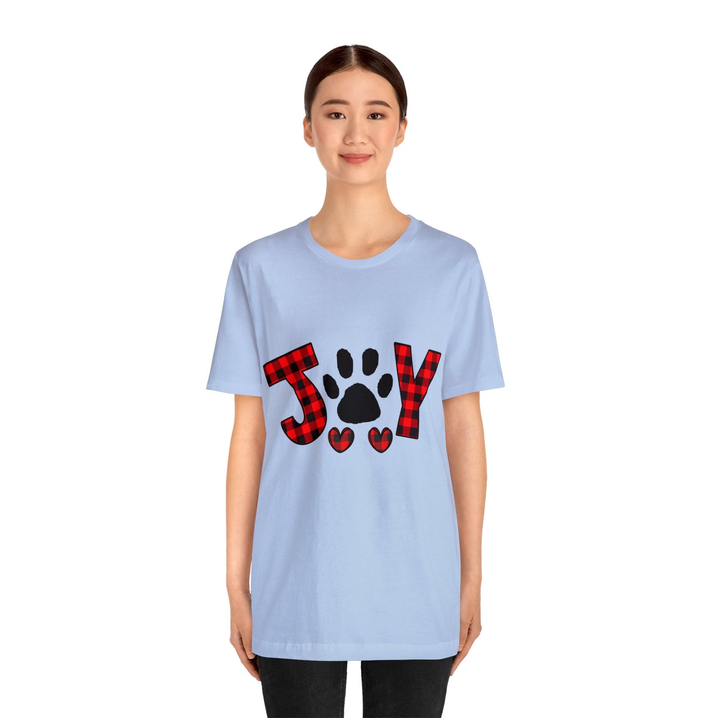 Joy Paw Print Unisex Jersey Short Sleeve Tee