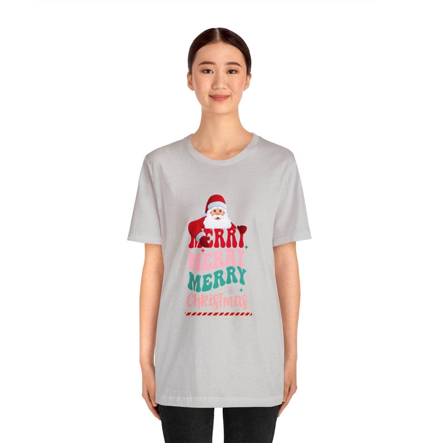 Merry Merry Christmas Unisex Jersey Short Sleeve Tee