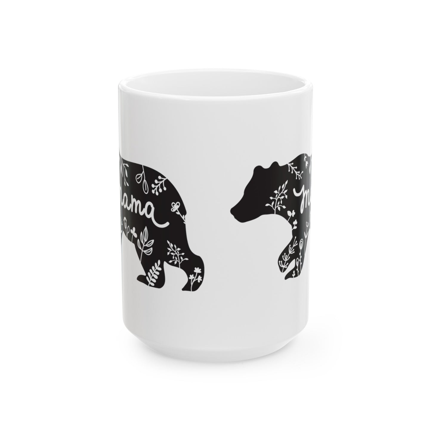 Mama Bear Ceramic Mug, (15oz)