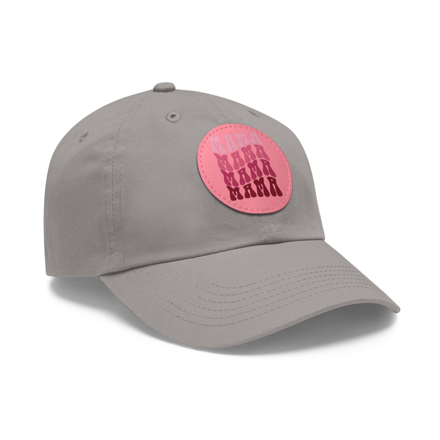Mama Hat with Leather Patch (Round)