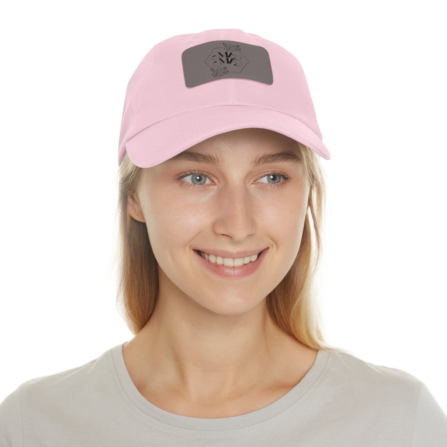Mama Hat with Leather Patch (Rectangle)
