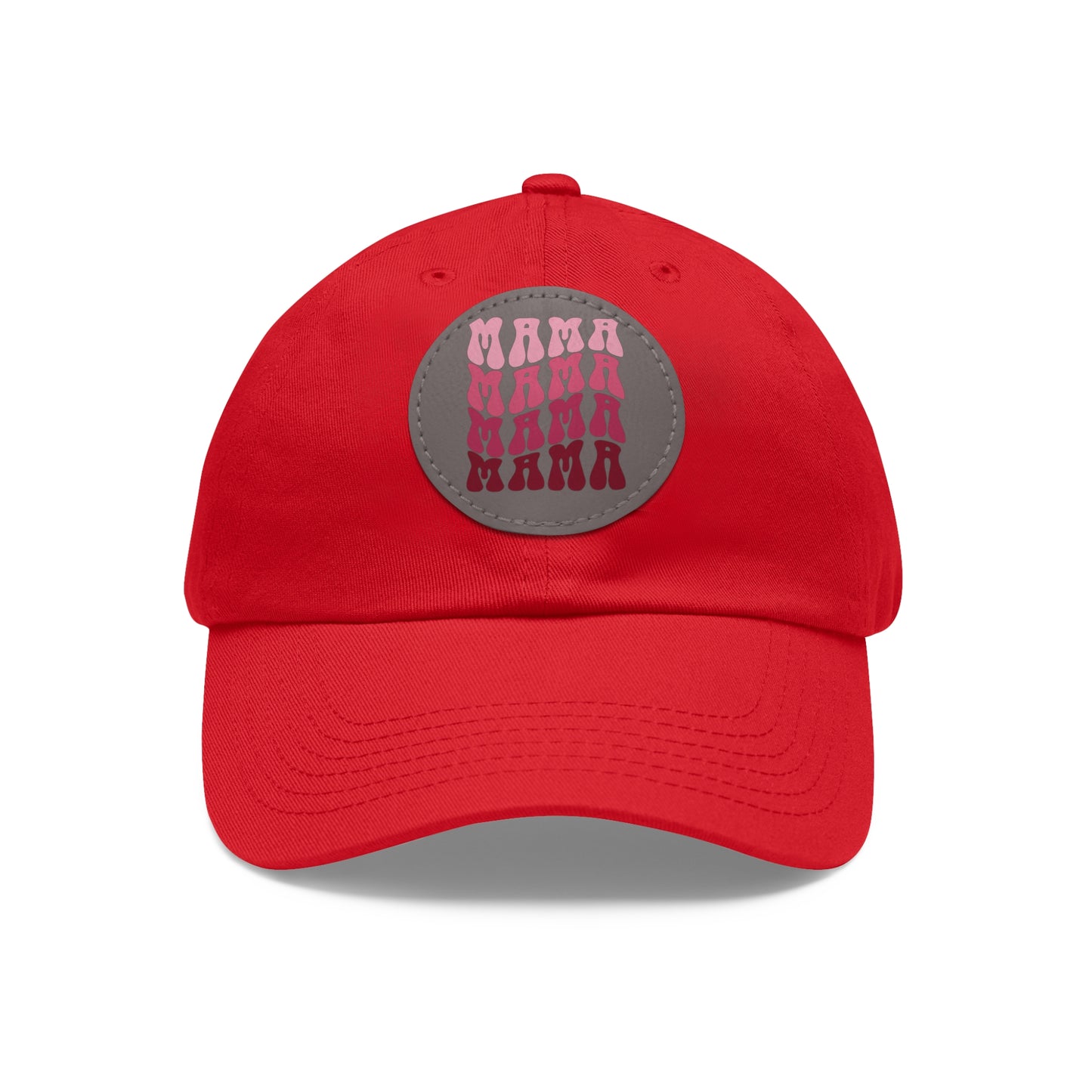 Mama Hat with Leather Patch (Round)