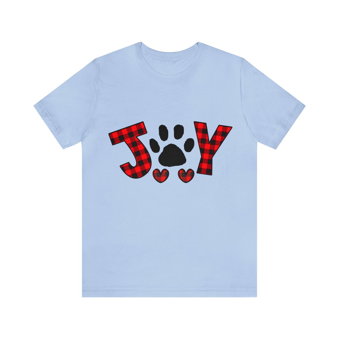 Joy Paw Print Unisex Jersey Short Sleeve Tee