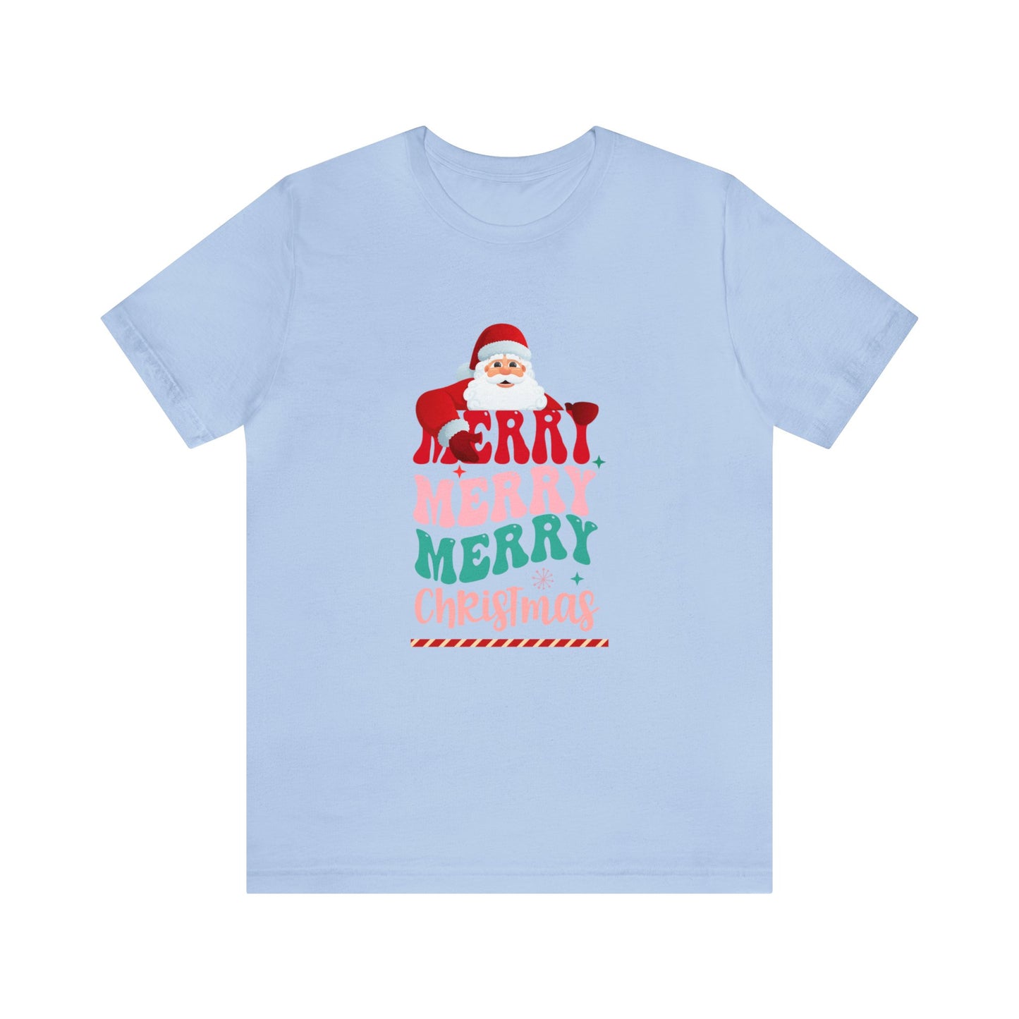Merry Merry Christmas Unisex Jersey Short Sleeve Tee