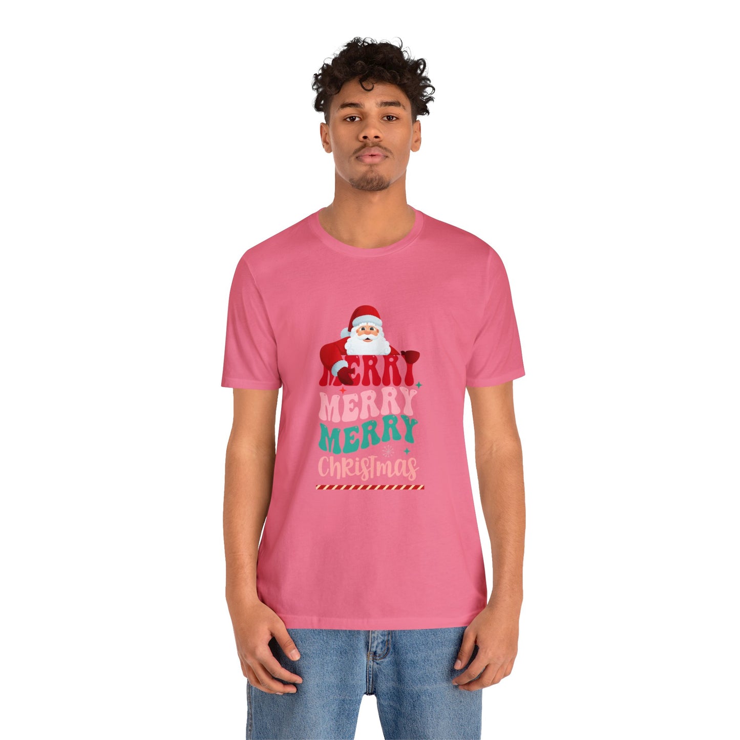 Merry Merry Christmas Unisex Jersey Short Sleeve Tee