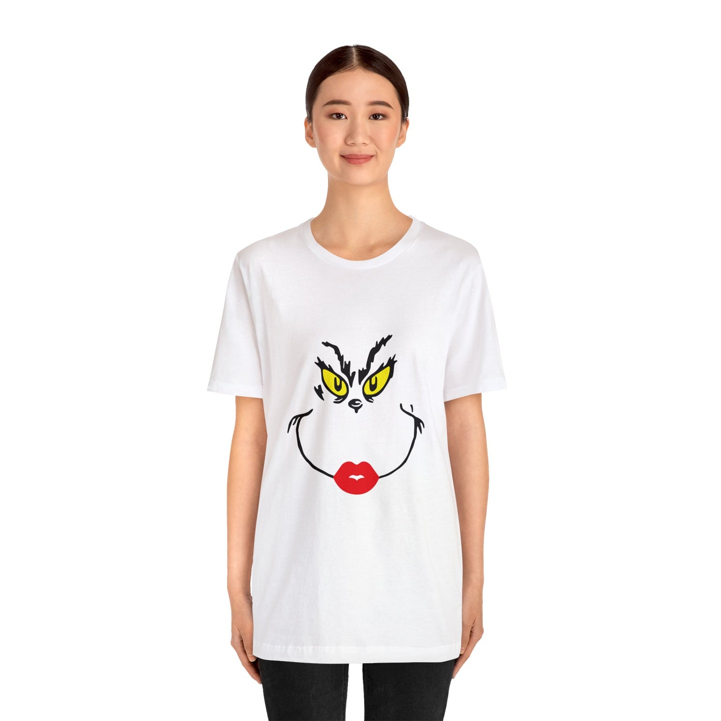 Grinch Face Unisex Jersey Short Sleeve Tee
