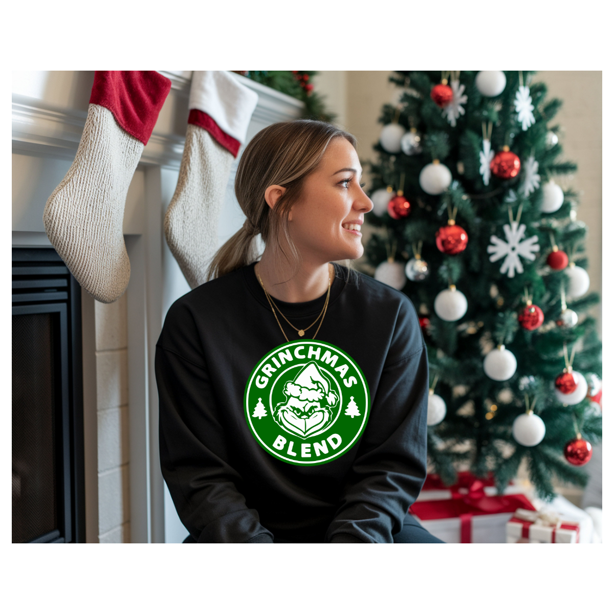 Grinchmas Blend Coffee Christmas Long Sleeve Tee