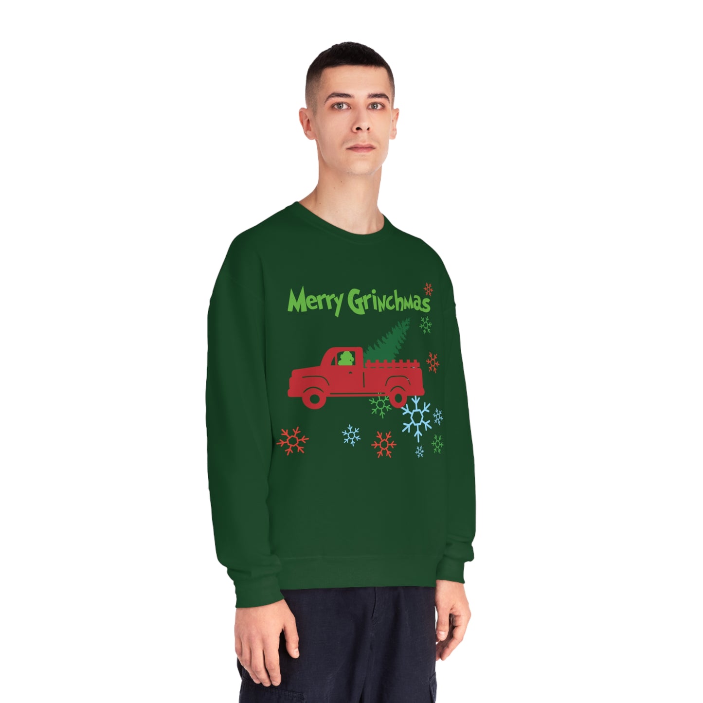 Merry Grinchmas Unisex NuBlend® Crewneck Sweatshirt