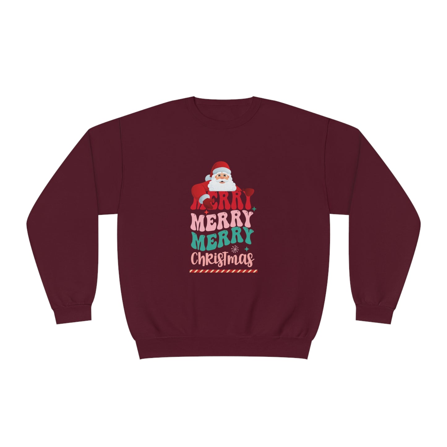 Merry Merry Christmas Unisex NuBlend® Crewneck Sweatshirt